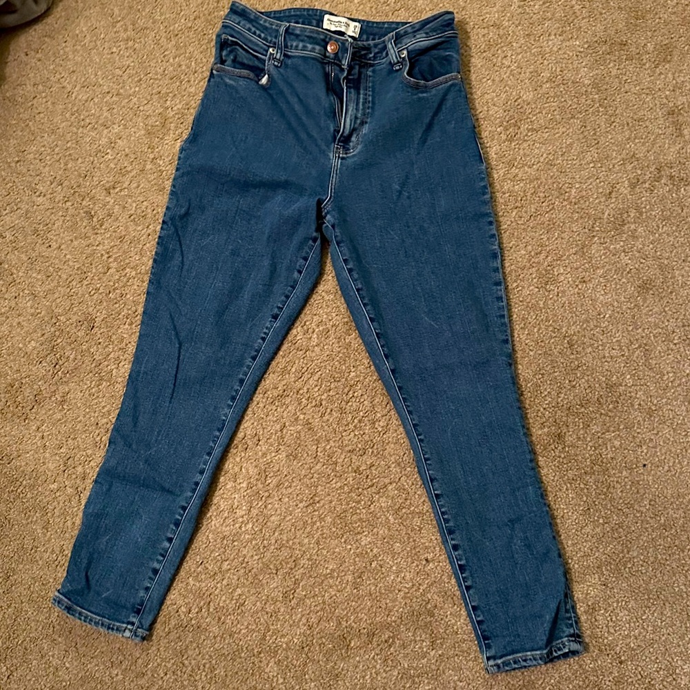 Abercrombie Super Skinny Ankle High Rise Jeans!